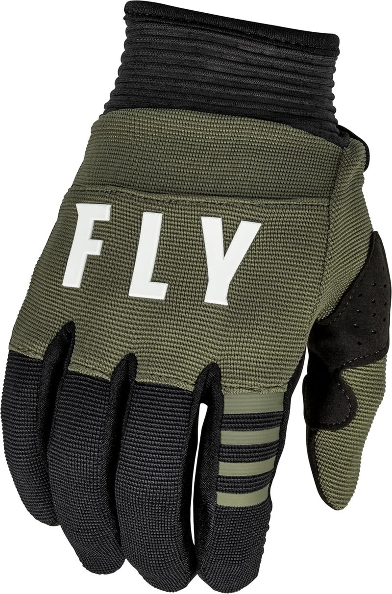 Fly Racing 2023 Adult F-16 Gloves (Olive Green/Black, X-Small) - Image 1